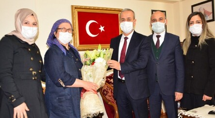 Meslektaşlarından şehit Aybüke öğretmenin annesine ziyaret - yasam