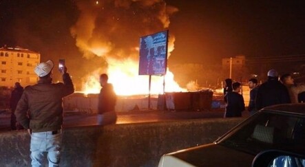 Lübnan'da Suriyeli mültecilerin çadır kampı ateşe verildi - dunya