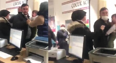 Hasta yakını ile sağlık çalışanı arasındaki tartışma anbean kameralara yansıdı - gundem