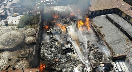 Kumkapı'da İstanbul Emniyet Müdürlüğü'ne ait depoda yangın - gundem