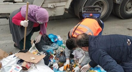 Çöpte pırlanta yüzükleri aradılar - dunya