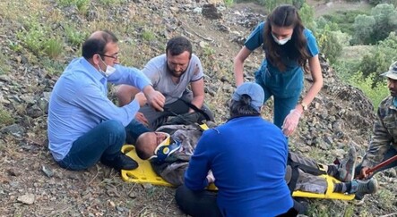 Dengesini kaybetti, 6 mt yüksek kayalıktan düştü - yasam