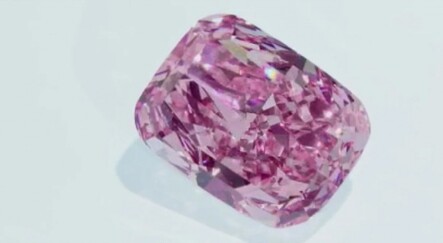 Dudak uçuklatan rakam! 15,81 karatlık pembe mor Sakura Elması'na öyle bir bedel biçildi ki... - dunya