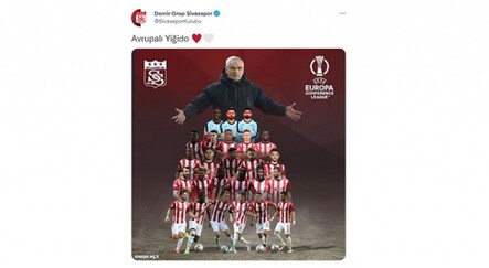 Sivasspor'dan dikkat çeken Avrupa paylaşımı - spor