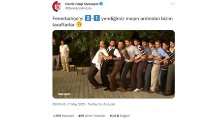 Sivasspor'dan Fener maçı sonrası dikkat çeken paylaşım - spor