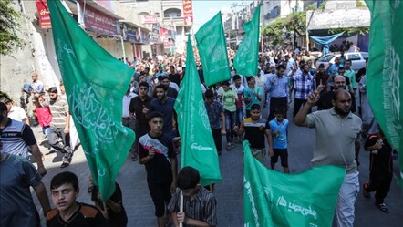 Almanya'da Hamas bayrağı kullanmak yasaklandı! - dunya