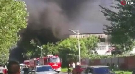 Çin'de depo yangını:14 ölü - gundem