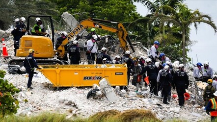 Miami'de çöken binada ölü sayısı 36'ya yükseldi - dunya