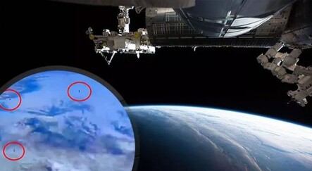 NASA canlı yayınında UFO paniği! Görüntüler herkesi şaşırttı - dunya