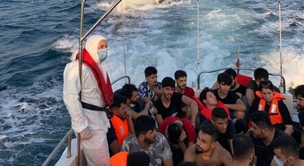 Çanakkale açıklarında 63 düzensiz göçmen yakalandı - gundem