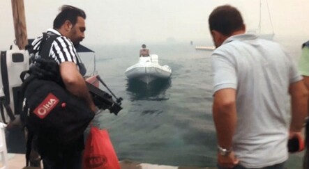 İHA ekibi Muğla'da alevlerin arasında kaldı! O anlar kamerada - gundem