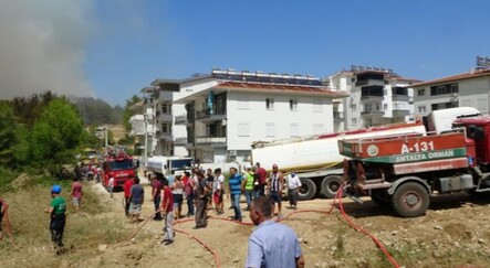 Manavgat'ta alevler yeniden yükseldi, vatandaş seferber oldu - yasam