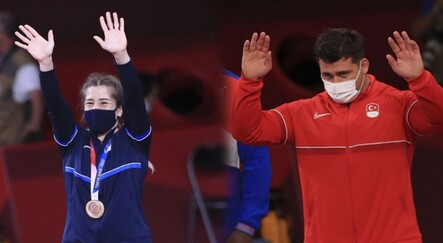 Milli güreşçiler Rıza Kayaalp ile Yasemin Adar tarihe geçti - spor