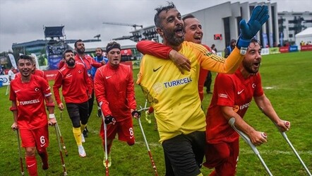 Ampute Futbol Milli Takımı Rusya'yı 5-2'lik skorla devirdi - spor