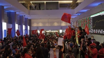 Brezilya'da Evsiz İşçiler borsayı bastı! - dunya