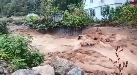 Giresun’da dereler yükseldi, yürekler ağza geldi - yasam