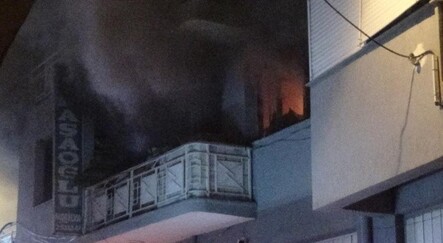 İzmir'de mobilya atölyesinde yangın - yasam