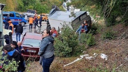 Kırklareli'nde zincirleme kaza, 1 ölü 5 de yaralı var - yasam