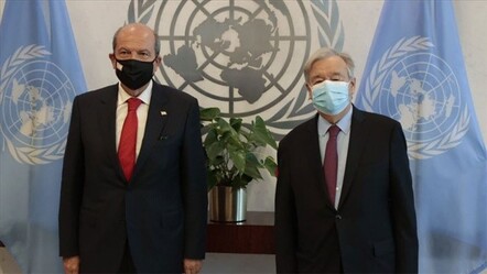 KKTC Cumhurbaşkanı Tatar ABD'de Guterres ile görüştü - gundem