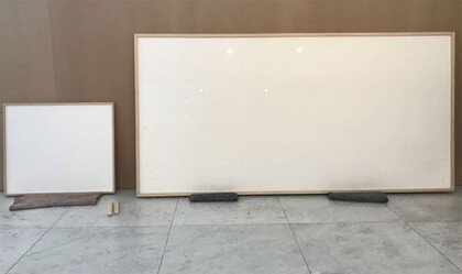 Modern sanat eseri diye müzede boş tablo sergilediler - kultur-sanat