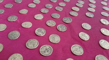 Roma dönemine ait 556 adet sikke ele geçirildi - kultur-sanat