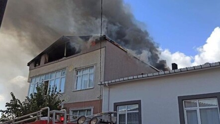 Ümraniye’de 3 katlı binada yangın paniği - yasam