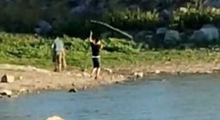 Yasağı dinlemediler, Sazlıbosna Barajı’nda ağ ile balık tuttular - yasam