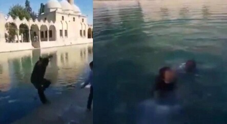 Canlı yayın kazası! Balıklıgöl'e düştü - yasam