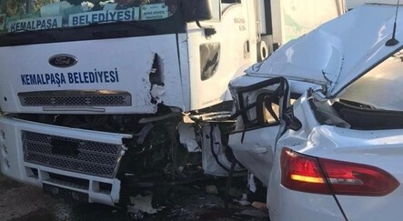 Çöp kamyonu ile otomobil çarpıştı: 1 yaralı - t-otomobil