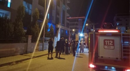 Evde yangın çıktı, apartman sakinlerini sokağa döküldü - yasam