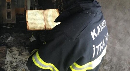 Evi küle döndüren yangında Kur'an-ı Kerim'e hiçbir şey olmadı - yasam