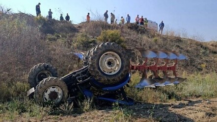 Kullandığı traktör sonu oldu - yasam