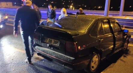 Otomobil bariyerlere çarptı: Sürücü yaralandı - yasam