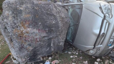Feci kaza! Otomobil şarampole uçtu: 1 ölü, 3 yaralı - yasam