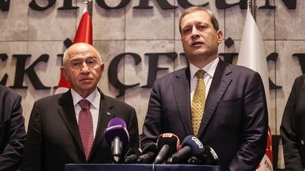 Galatasaray Başkanı Elmas, TFF Başkanı Özdemir ile görüştü - spor