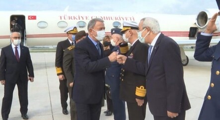 Milli Savunma Bakanı Hulusi Akar ve komutanlar Ege Ordusu Komutanlığında - gundem