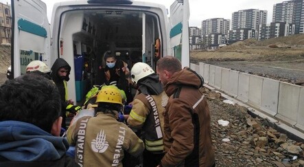 Bir işçi 5 metre yükseklikten kanala düştü - yasam