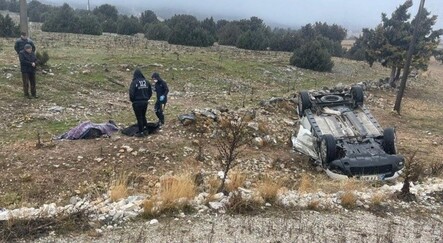 Cenazeye giden çift kaza yaptı: Koca öldü eşi yaralandı - yasam