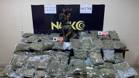 Dur ihtiarına uymayan sürücü 45 kilo esrarla yakalandı - yasam