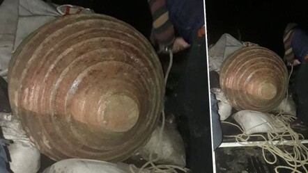 İş makinası tarihe takıldı: Roma dönemine ait 2 bin yıllık pitos bulundu - dunya