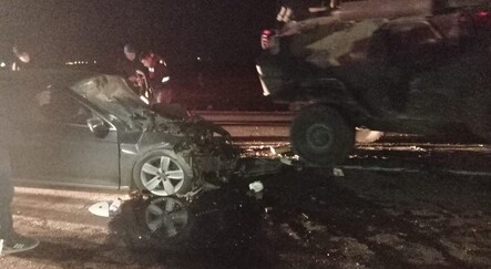Otomobil askeri araçla çarpıştı: 1 ölü, 2 yaralı - t-otomobil