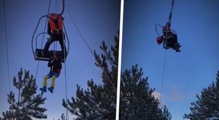 Palandöken’de telesiyejde mahsur kalan 17 kişi kurtarıldı - yasam