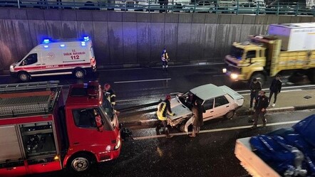 Trafiği kitleyen kaza: Biri hamile 3 kişi yaralandı - yasam