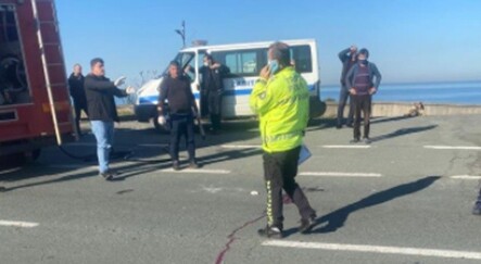 Tünel çıkışında otomobil yayaya çarptı - yasam