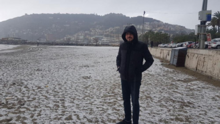 53 yıl sonra Alanya'da kar yağdı: Sahil beyaza büründü - yasam