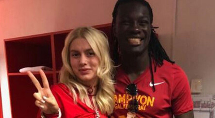 Aleyna Tilki paylaştı, Gomis'ten cevap gecikmedi - spor