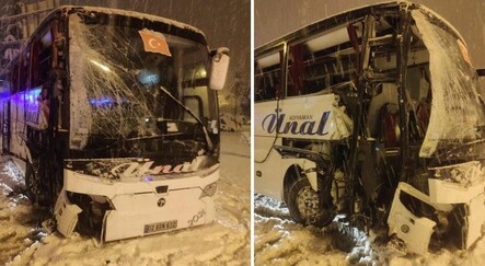 Amasya’da yolcu otobüsü kaza yaptı: Yaralılar var - yasam