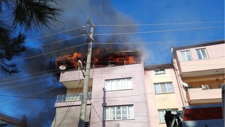 Jandarma uzman onbaşı yangında hayatını kaybetti - yasam