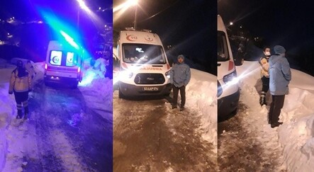 Kardan yolları kapanan köylülerin 112'yle 'hasta' oyunu! - yasam