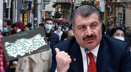 İllere göre haftalık vaka haritası açıklandı - saglik